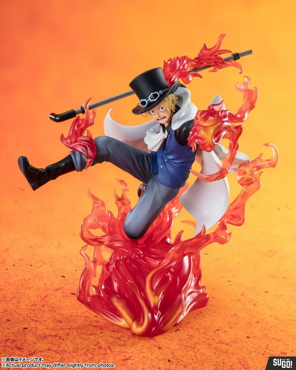 Bandai Figuartszero [EXTRA BATTLE] One Piece Sabo -Fire Fist Rook Check- PVC Figure