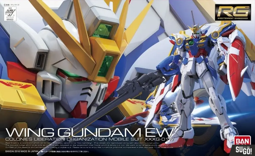 Bandai RG Wing Gundam EW 1/144 Model Kit