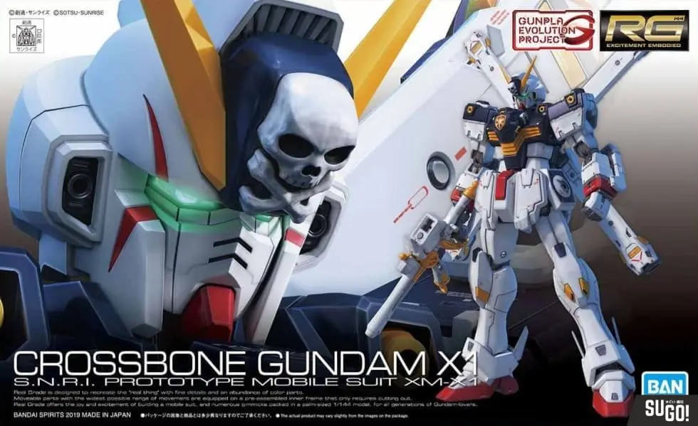 Bandai RG Crossbone Gundam X1 1/144 Model Kit