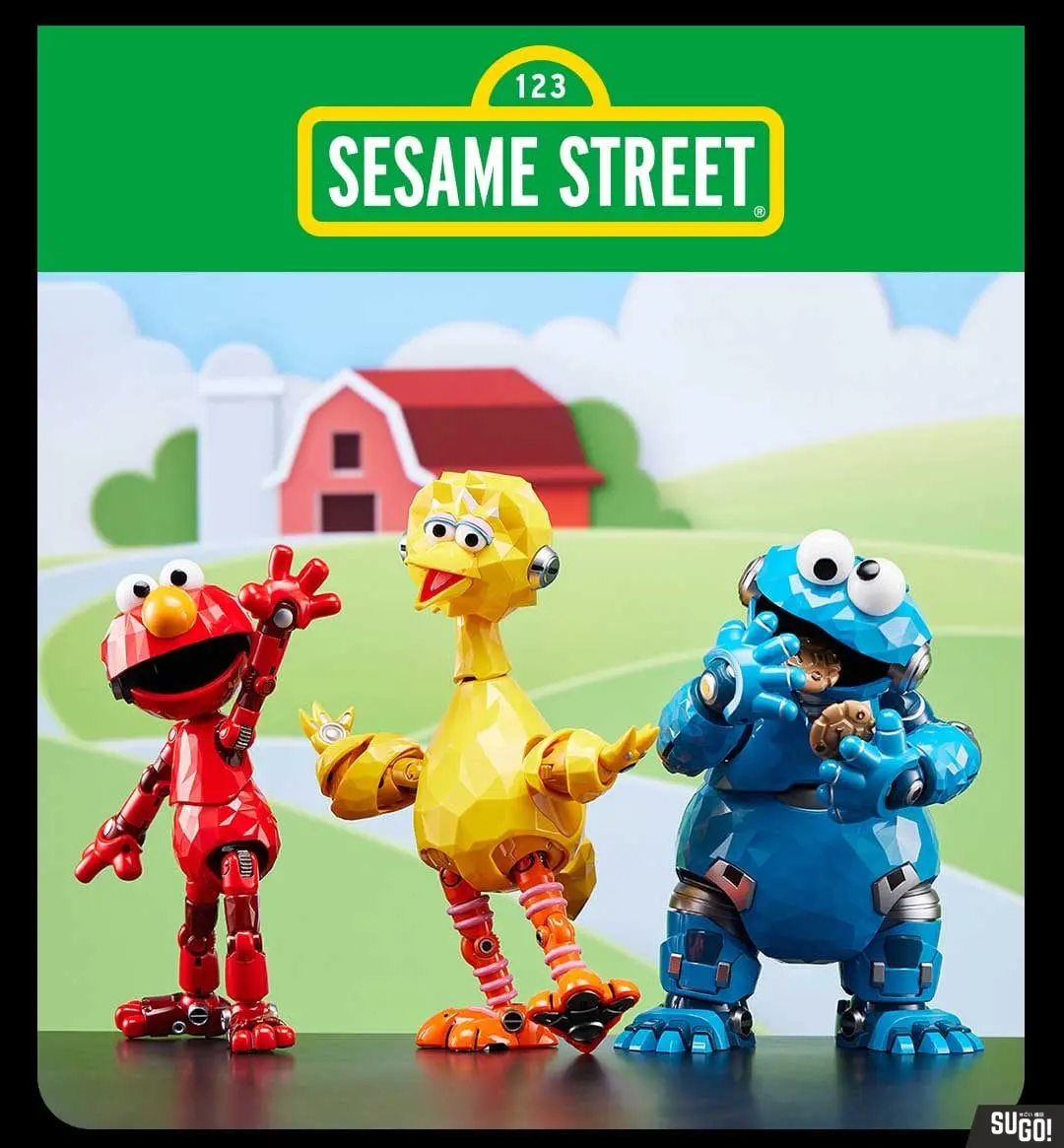 BLITZWAY Carbotix Sesame Street (Set of 3) Action Figure