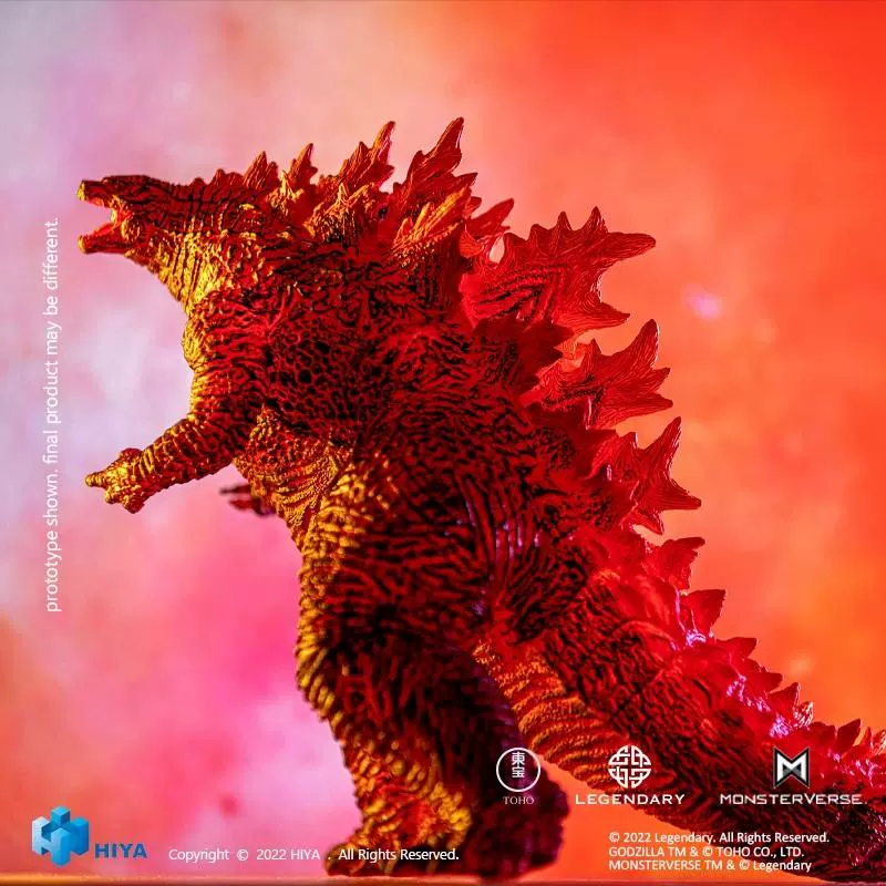 Hiya Toys Godzilla vs. Kong Burning Godzilla New Year Limited Edition Stylist Series PVC Figure SSG0136