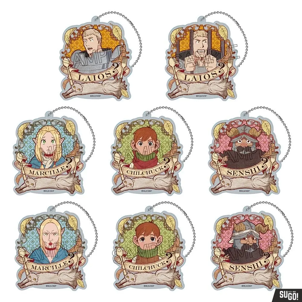 Twincre Delicious in Dungeon Vintage Series Acrylic Keychain Vol.3 8 Styles (1 Random Pack)